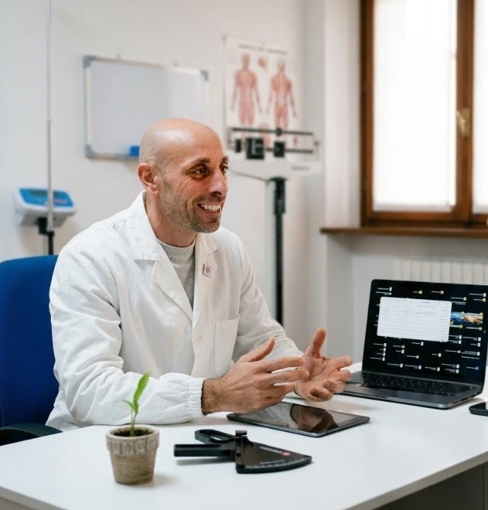 Dott. Davide Morello Biologo Nutrizionista Palermo - Consulenza nutrizionale in studio e ascolto attivo del paziente per la definizione di protocolli alimentari personalizzati.